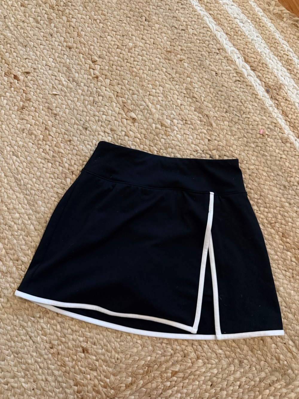 Black Skort with White Trim - Women